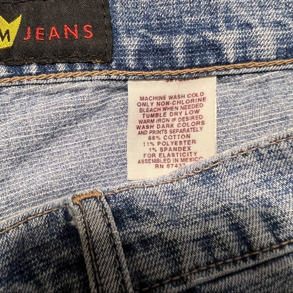 VINTAGE TODD OLDHAM DISTRESSED JEANS (JUNIOR) SIZE 13 - Picture 8 of 9